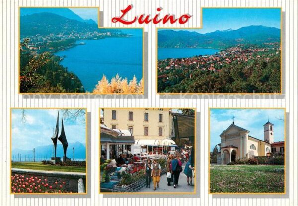 Luino Una perla di lago Panorama Denkmal Kirc