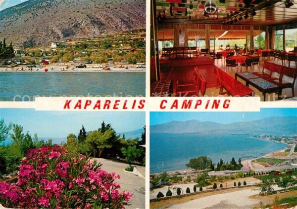 Kirra Kaparelis Camping Ansicht vom Meer aus