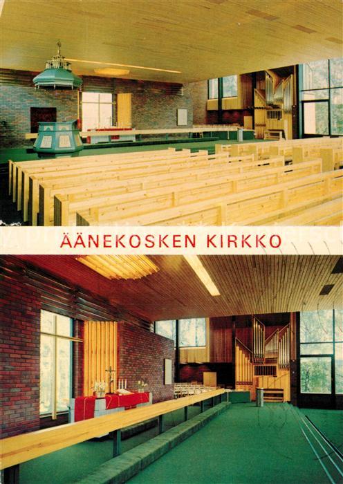 Aeaenekoski Kirkko Kirche Innenansichten