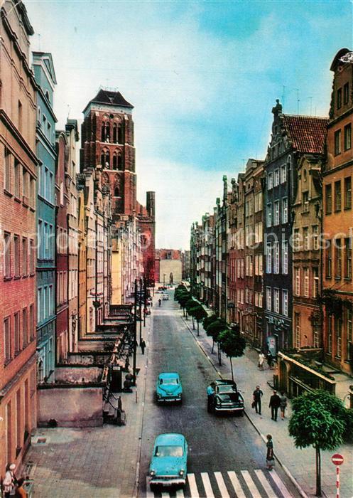 Gdansk Ulica Piwna Strassenpartie Innenstadt