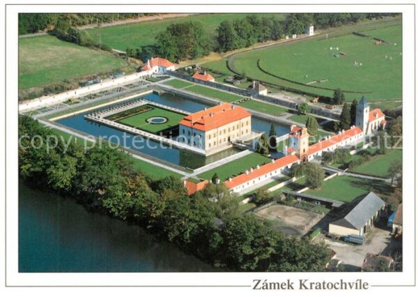 Netolice Nettolitz Czechia Zamek Kratochvile Schloss Fliegeraufnah