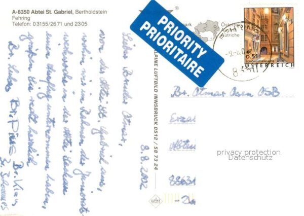 Bertholdstein Fehring Abtei Sankt Gabriel Fliegeraufnahme – Bild 2