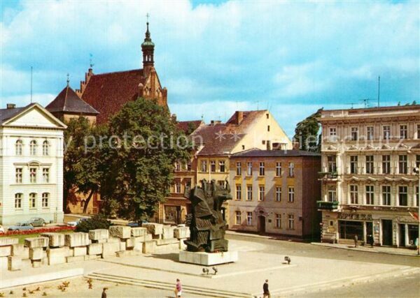Bydgoszcz Pommern Starego Rynku Pomnikiem Walki i Meczens