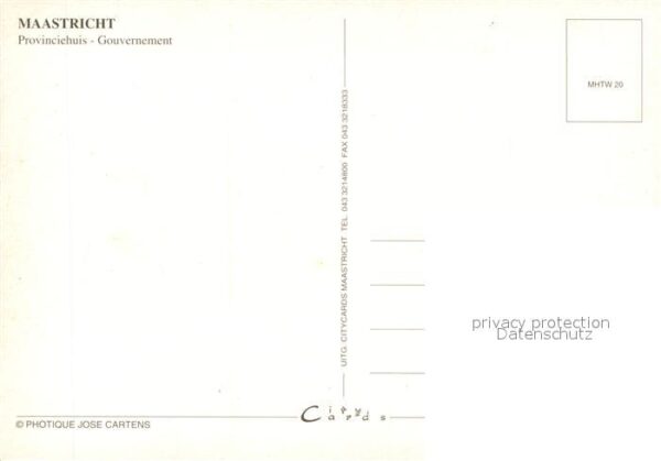 Maastricht Provinciehuis Gouvernement Fliegeraufna – Bild 2