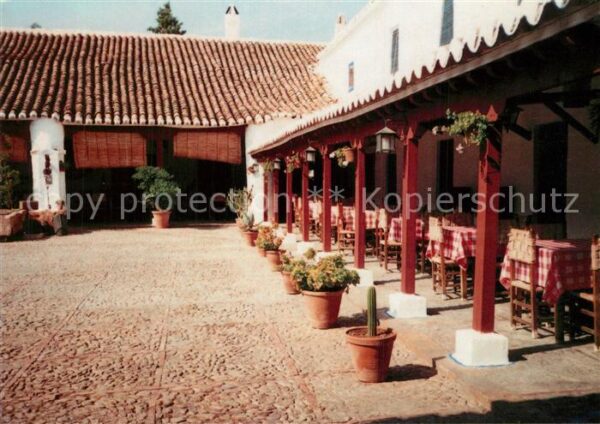 Puerto Lapice La Mancha Venta del Quijote Patio y cor