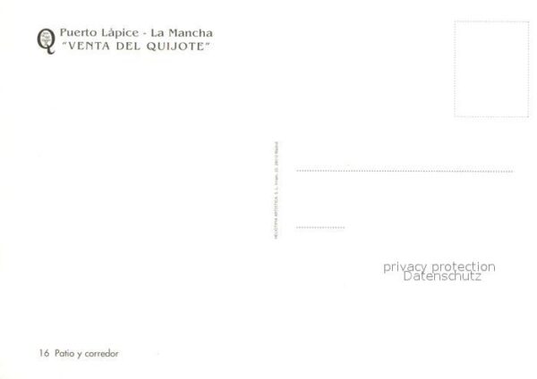 Puerto Lapice La Mancha Venta del Quijote Patio y cor – Bild 2