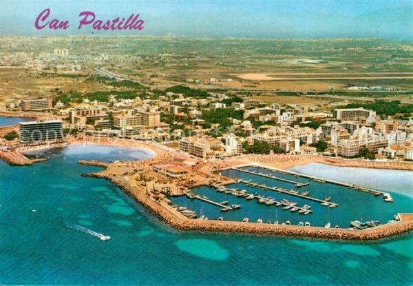 Can Pastilla Palma de Mallorca El puerto vista aérea