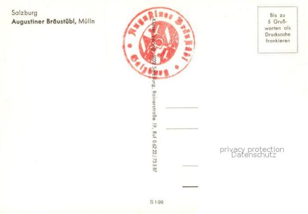 Salzburg Oesterreich Augustiner Bräustübl Restaurant – Bild 2