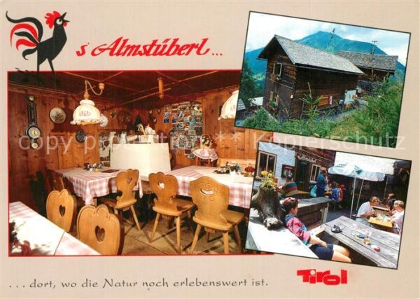 Mayrhofen Zillertal s_Almstüberl Berggaststätte Jausenstati