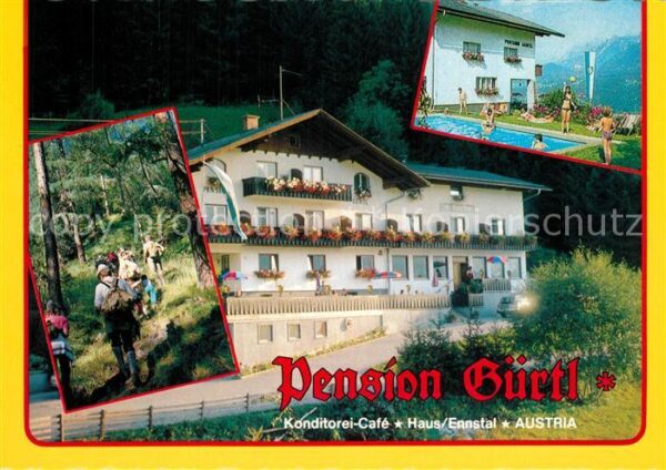 Haus Ennstal Pension Gürtl Konditorei Cafe Swimming