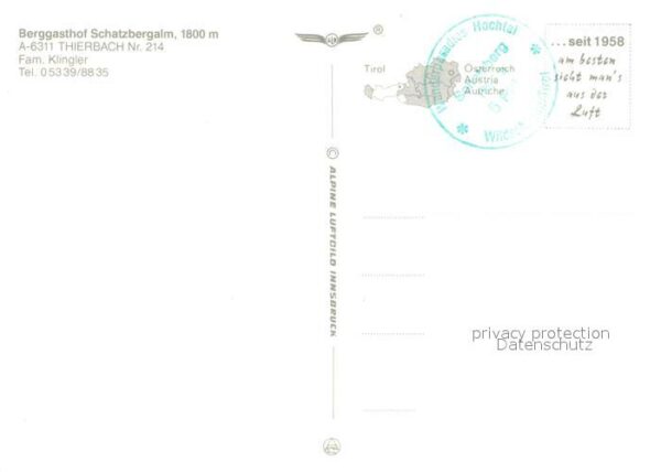 Thierbach Wildschoenau Alpengasthof Schatzbergalm Alpenflora E – Bild 2