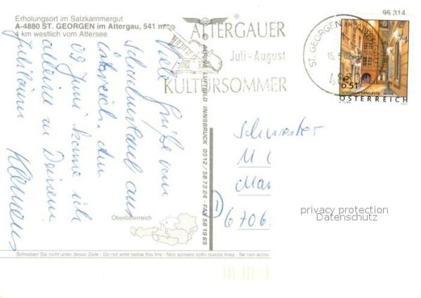 St Georgen Attergau Erholungsort Attersee Alpenpanorama Fli – Bild 2
