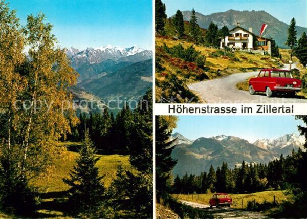 Kaltenbach Tirol Kaltenbacher Höhenstrasse im Zillertal