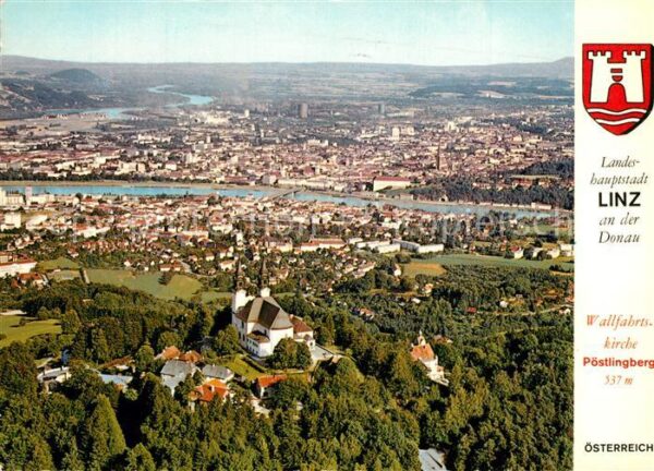 Linz Donau Wallfahrtskirche Pöstlingberg Fliegerau