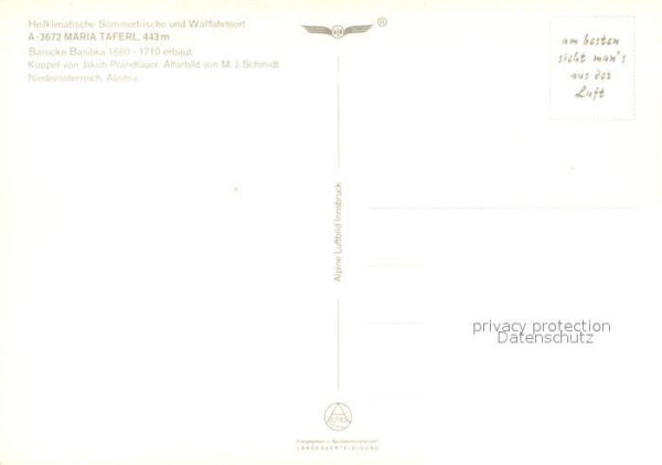 Maria Taferl Wallfahrtsort Barocke Basilika 18. Jhdt – Bild 2