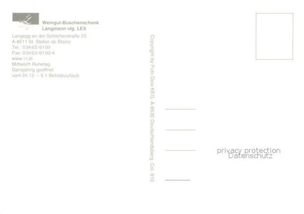 St Stefan Stainz Weingut Buschenschank Langmann Landscha – Bild 2