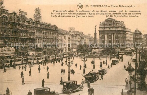 Strassenbahn Bruxelles Place Debrouckere