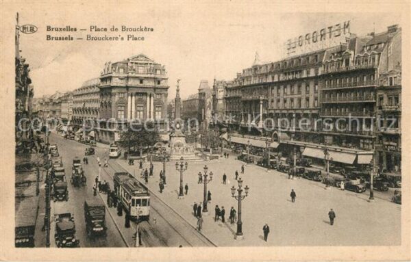 Strassenbahn Bruxelles Place de Brouckere