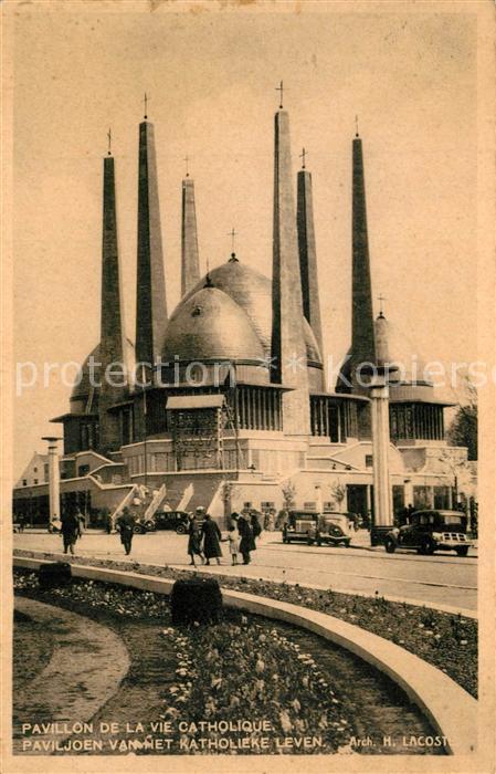 Exposition Internationale Bruxelles 1935 Pavillon de la Vie Catholique