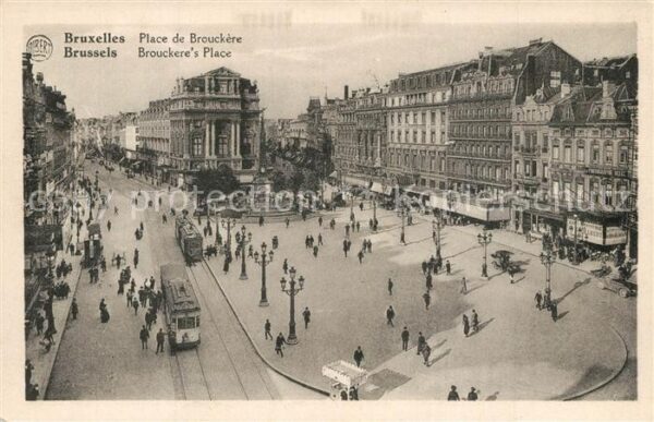 Strassenbahn Bruxelles Place de Brouckere