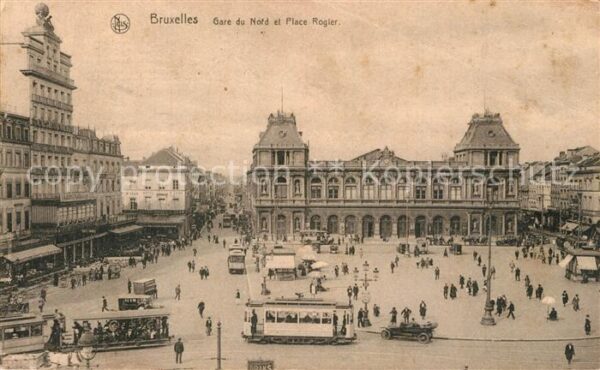Strassenbahn Bruxelles Gare du Nord Place Rogier