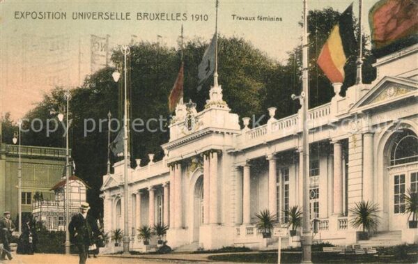 Exposition Universelle Bruxelles 1910 Travaux Feminins