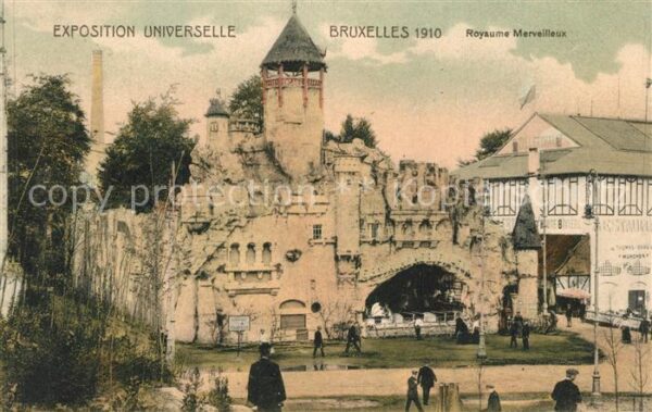 Exposition Universelle Bruxelles 1910 Royaume Merveilleux