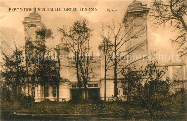 Exposition Universelle Bruxelles 1910 Canada