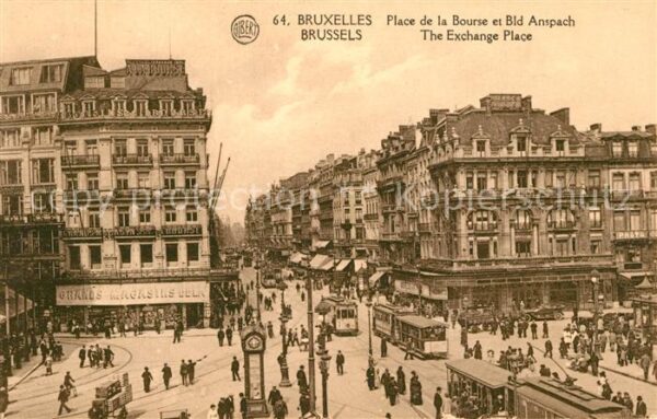 Strassenbahn Bruxelles Place de la Bourse Boulevard