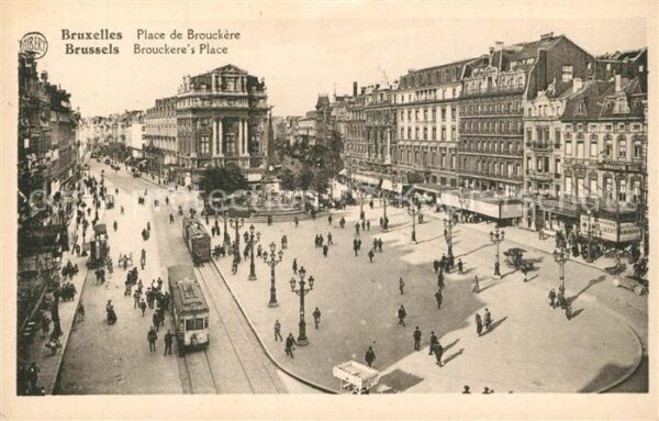 Strassenbahn Bruxelles Place de Brouckere