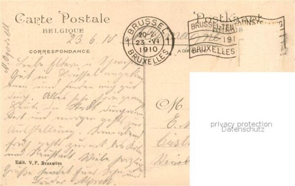 Exposition Universelle Bruxelles 1910 Pavillon Allemand Jardin Hollandais – Bild 2