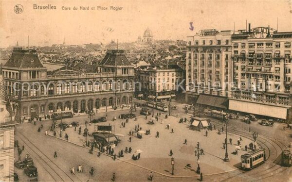 Strassenbahn Bruxelles Gare du Nord Place Rogier