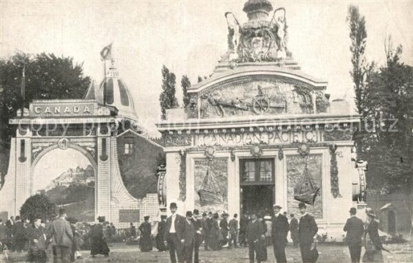 Exposition Universelle Bruxelles 1910 Pavillon de la Canadian Pacific