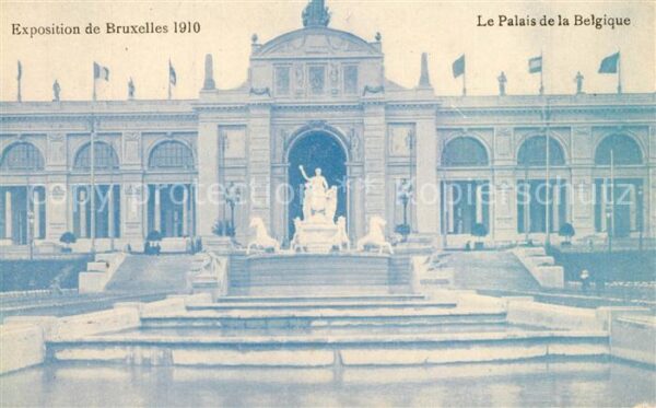 Exposition Universelle Bruxelles 1910 Palais de la Belgique