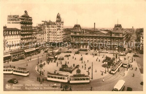 Strassenbahn Bruxelles Place Rogier Gare du Nord