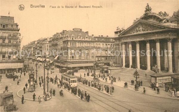 Strassenbahn Bruxelles Place de la Bourse Boulevard