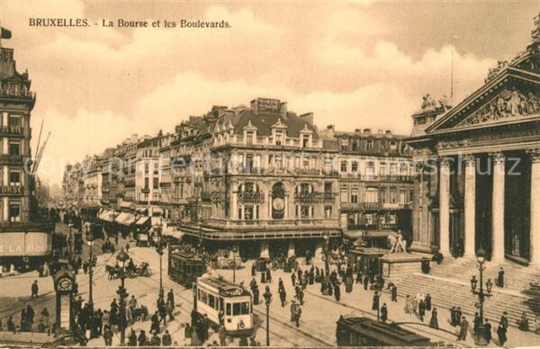 Strassenbahn Bruxelles Bourse Boulevards