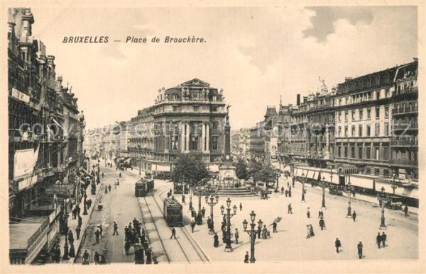 Strassenbahn Bruxelles Place de Brouckere