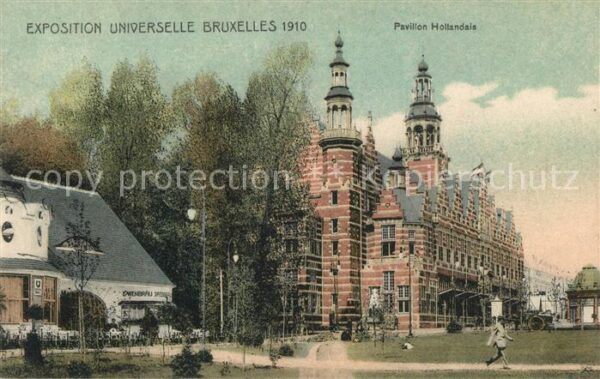 Exposition Universelle Bruxelles 1910 Pavillon Hollandais