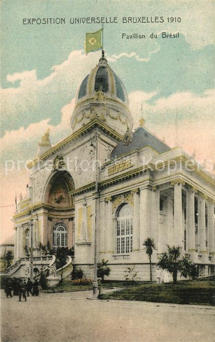 Exposition Universelle Bruxelles 1910 Pavillon du Bresil