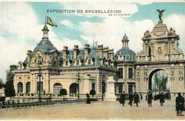 Exposition Universelle Bruxelles 1910 Chien Vert