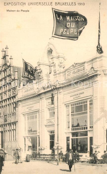Exposition Universelle Bruxelles 1910 Maison du Peuple