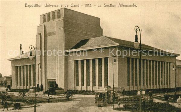 Exposition Universelle Gand 1913 Section Allemand