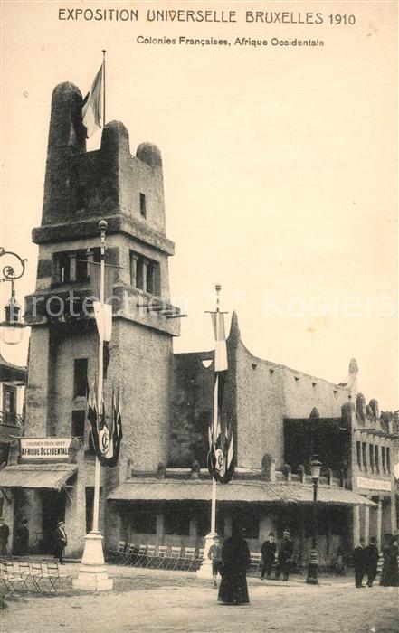 Exposition Universelle Bruxelles 1910 Colonies Francaises Afrique Occidentale