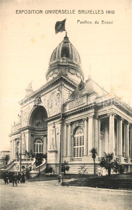 Exposition Universelle Bruxelles 1910 Pavillon du Bresil