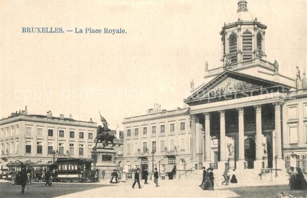 Strassenbahn Bruxelles Place Royale
