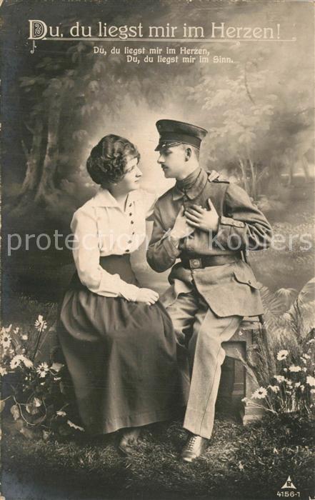 Militaria Poesie Du liegst mir im Herzen Foto-PH-Nr. 415