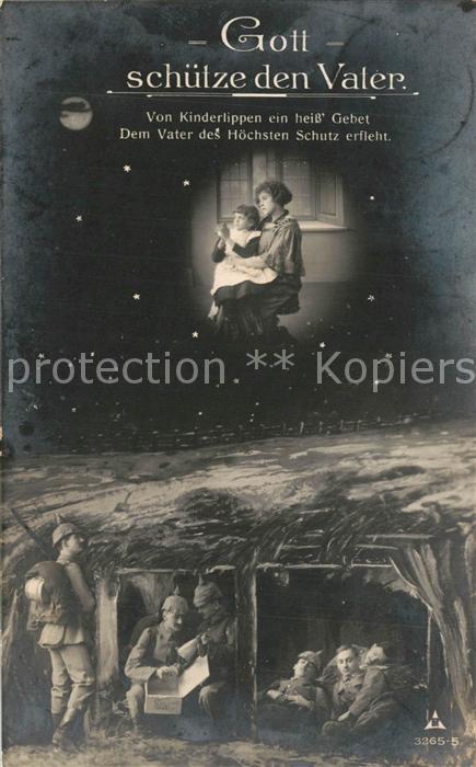 Militaria Poesie Gott sch?tze den Vater Foto-PH-Nr. 3265