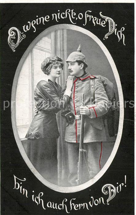 Militaria Poesie Soldat Pickelhaube