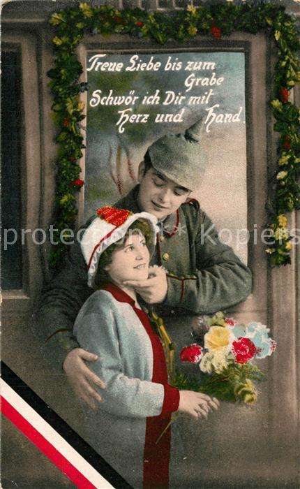 Militaria Poesie Soldat Pickelhaube Schwarz-Weiss-Rot